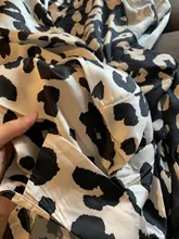 Satin Shirts Smock Loose Tops Blouse Casual Long-Sleeve Blusas Printing Women Vintage