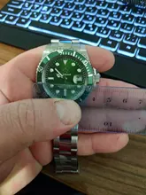 REGINALD-reloj con bisel giratorio para hombre, Miyota Movt 2115, japonés, relojes de cuarzo de acero inoxidable, masculino