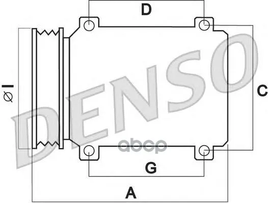 Компрессор Кондиционера Toyota: Camry 2.4 06-09 Denso арт. DCP50042