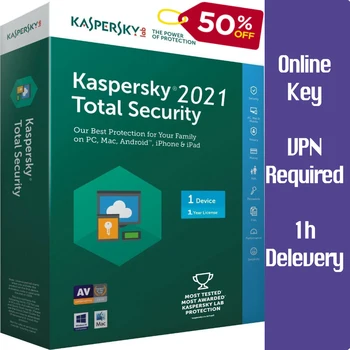 KASPERSKY 2021 полная безопасность 1 устройство/2 года/онлайн-ключ Win-Mac