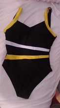 Traje de baño de una pieza para mujer, bañador tipo monokini de estilo clásico, ropa de playa con espalda al descubierto, traje de baño delgado en talla M ~ 2XL, 2020