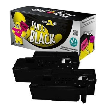 

2pcs Toner Cartridge 1700 Compatible for Epson Aculaser CX17NF C1750W C1750N CX17WF C1700 CX17 printer