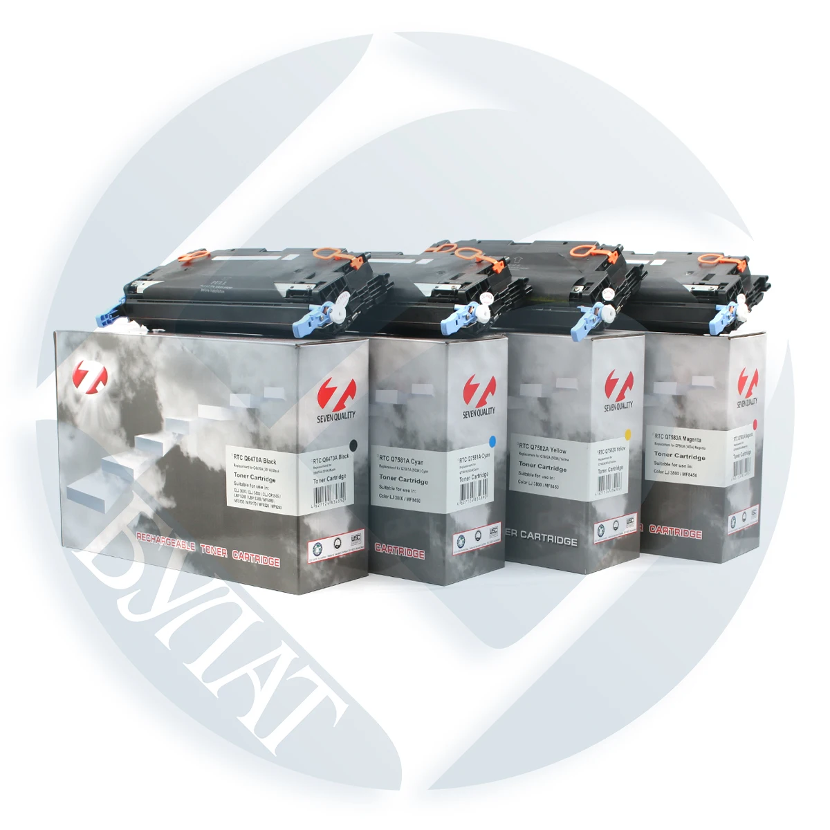 Q6470A Тонер картридж HP Color LJ 3600 3800 Black (6k) 7Q LaserJet CP3505 Canon LBP-5300 LBP-5360 MF9130 MF9170 | Компьютеры