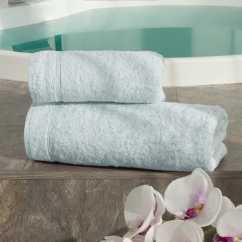 

Set of towels BB towels color: white blue (100x160 cm, 70x150 cm)