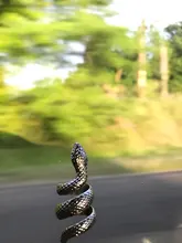 1 Uds serpiente anillo Cobra forma Retro Punk muy grandes espíritu anillo abierto anillo temperamento ajustable anillo de la joyería