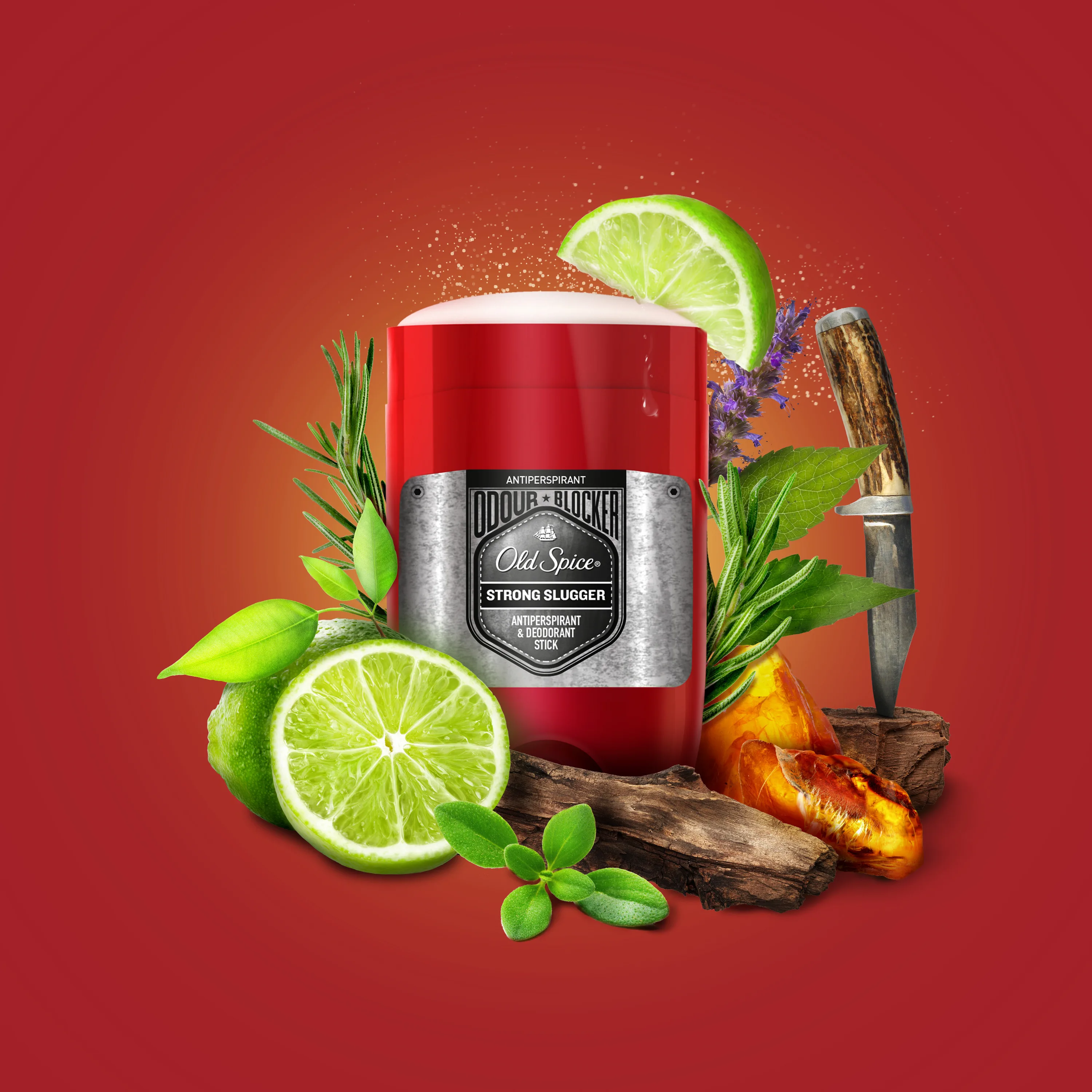 Твердый дезодорант-антиперспирант Old Spice Супермощный аромат Strong slugger 50 мл