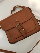 JIAMEN-bandoleras de piel para mujer, bolso de mano Vintage con solapa, informal, bandolera cruzada, elegante