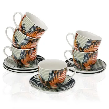 

Piece Coffee Cup Set Saona Porcelain (6 Pieces)