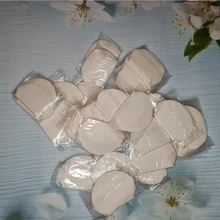 Almohadillas desechables de algodón para el sudor almohadillas axila bajo el brazo para el sudor, para vestido, protección contra el sudor, 100 Uds. (50 pares)