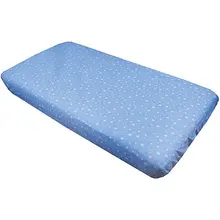 Комплект простыней "Эдельвейс", 2 штуки, 90х150 см, голубой