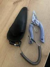 NOEBY-Alicates de pesca de acero inoxidable, herramienta de corte de anillo dividido multifuncional, ganchos para remover, productos para aparejos de pesca