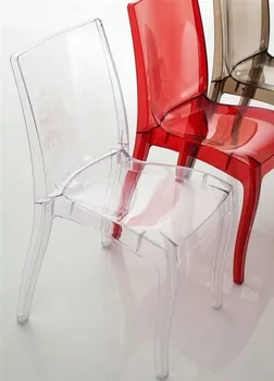 

Chair CORINA, polycarbonate network Transparent ruby