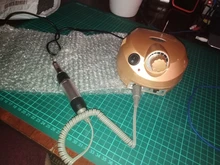 Taladro eléctrico para manicura profesional, herramienta de Arte de uñas con mango de acero inoxidable, 35000RPM, 3 colores a elegir