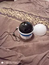 Lamp Children Star Projector Led-Night-Light Rotating-Starry Bedroom Nursery Moon