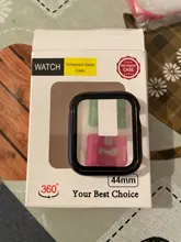 Para carcasa de reloj apple 44mm 40mm 38mm 42mm iwatch carcasa de pantalla protector de parachoques de templado de vidrio de apple watch Serie 6 iPhone 5 4 3