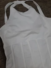 FSDA-Body blanco sin mangas para mujer, Pelele con cuello redondo y Espalda descubierta, entallado con hombros descubiertos, Top Sexy informal para mujer 2021
