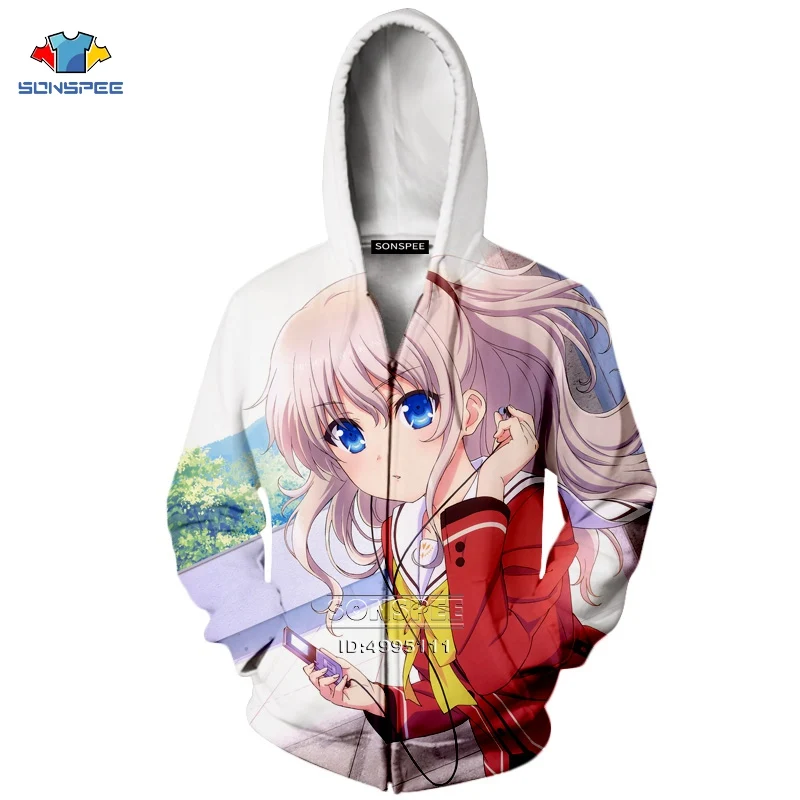 Аниме Senpai для мальчиков и девочек Omae Wa Mou Shindeiru, мужская куртка с 3D принтом, толстовки с капюшоном на молнии, повседневное пальто, Harajuku, топы, одежда
