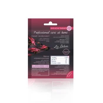 

Mask normalizing + scrub-exfoliant for face professional care at home Liv Delano