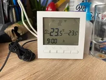 Termostato LCD para calefacción de suelo controlador de temperatura de caldera de Gas AC220V, programable semanal, 16A/3A, Wifi, salida Ralay