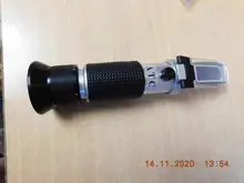 De alcohol refractómetro de azúcar Brix 0-40% de alcohol 0-25% de un alcoholímetro medidor de azúcar refratometro con caja de venta al por menor 40%