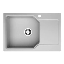 Мойка для кухни Omoikiri Yonaka 78-LB-PA Artgranit(пастила)(Искусственный гранит, перелив, оборачиваемое крыло