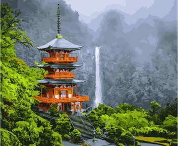 

Painting by numbers GX 25327 Asian waterfall 40*50