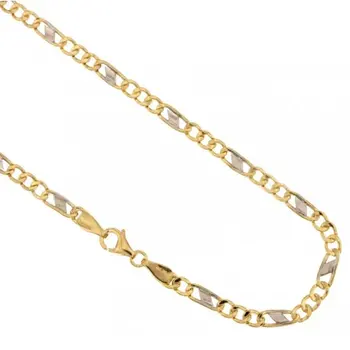 

Yellow Gold Filled Men 'S Necklace and White 803321700278