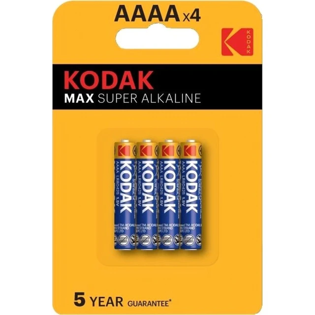 X Baterai Alkaline KODAK MAX AAAA, E96, E96BP-2, LR61,, 47% OFF