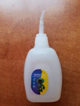 Super Glue instantáneo, adhesivo de cianocrilato al 502, Cuero de goma de madera artesanal