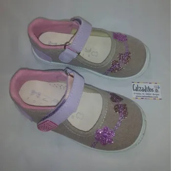 

Mary Janes in taupé Mallow padded with velcro, Dobsons.com Girls