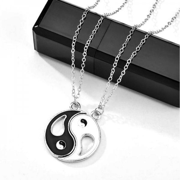 Chinese Retro Tai Chi Couple Bracelets Set Pendant Adjustable Braid Chain Charm Bracelet Lover Jewelry Valentine's day Gift
