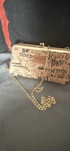 Billeteras de madera de alta calidad para mujer, cartera con cremallera, estilo clásico, con cadena de grano, 2020