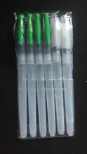 Pincel de acuarela autohumectante de nailon suave, 6 uds., pincel de agua para caligrafía, Gouache acrílico, suministros de arte de pintura