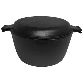 

Pan cast iron 4,5 L with lid-frying pan cc-24/45 (985009)