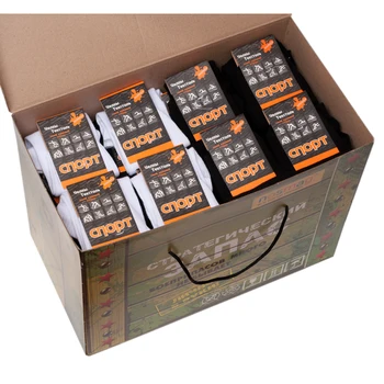 

Set of 100 pairs of sports socks (Chelny textiles) mix