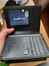 Baellerry-billeteras cortas para hombre, nuevo soporte para tarjetas, multifunción, de cuero, con cremallera para hombre, billetera con bolsillo para monedas
