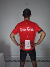 2021 Nuevo rojo STRAVA profesional bicicleta equipo Maillot de manga corta Ciclismo Jersey Ciclismo hombres de verano transpirable Conjuntos de ropa de Ciclismo
