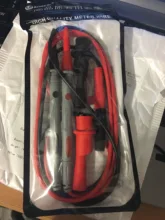 Digital-Multimeter Probe Alligator-Clip Test-Leads Soft-Silicone-Wire Universal 