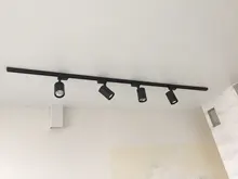 Rail Lighting-Fixture Spotlights Cob-Track-Lamp Home-Store 220V Whole-Set for 12/20/30/40w