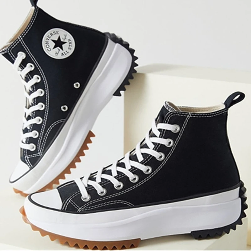 suerte La Iglesia Mejor Converse zapatillas de deporte con plataforma para mujer, zapatos  informales a la moda, color blanco, 2021|Skate| - AliExpress