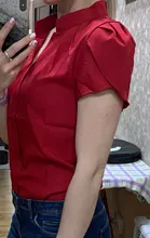 Tops y blusas para mujer, blusas de gasa de manga corta, blancas, de talla grande XXL