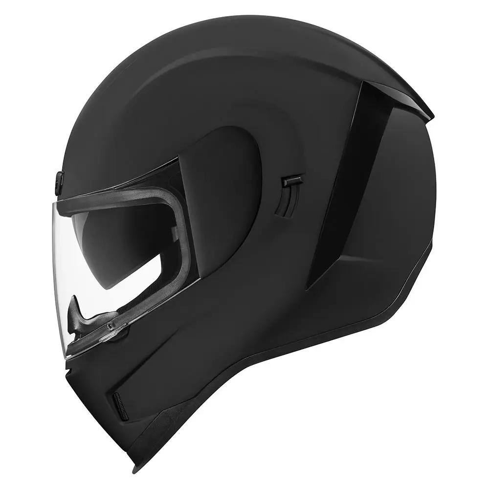 Icon Airform Rubatone черный матовый мотошлем(цвет: черные(матовые), размер: m