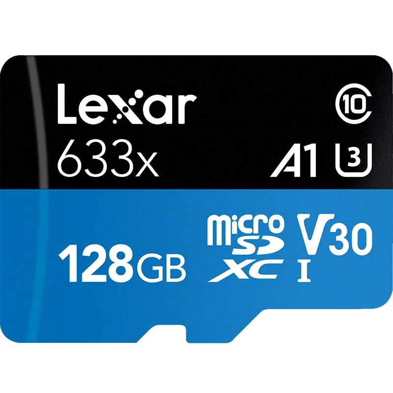 Карта памяти Lexar Micro SDHC SDXC 32 Гб 64 Гб 128 ГБ 256 ГБ 512 Гб Высокая скорость до Макс 95 м/с класс 10 633x картао TF флэш-карта - Емкость: 128GB