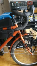 Bicycle Pannier Bike-Accessories Front-Tube-Frame-Bag Cycling-Top MTB Road ROCKBROS Black