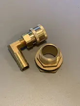 Brass Hose Barb Fitting Elbow 6mm 8mm 10mm 12mm 16mm To 1/4 1/8 1/2 3/8 BSP Male Thread