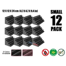 Arrowzoom 12x12x24 см(4,7x4,7x9,4 дюйма) акустические басовые ловушки Звукопоглощающая пена лечение KK1133