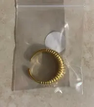 Anillos Croissant de acero inoxidable para mujer, sortija trenzada, anillo de cúpula gruesa, joyería, anillo llamativo