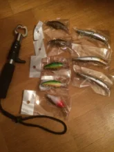 3D Eyes Floating Minnow Wobblers Fishing-Lure Laser Crankbait Aritificial Hard-Plastic