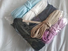 Cinta elástica de goma para mascarilla, cordón de aceite para colgar en la oreja, accesorios de ropa de protección, DIY, 5MM, 5 yardas