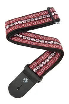 

50a13 cloth strap for guitar, henna pattern, Planet Waves